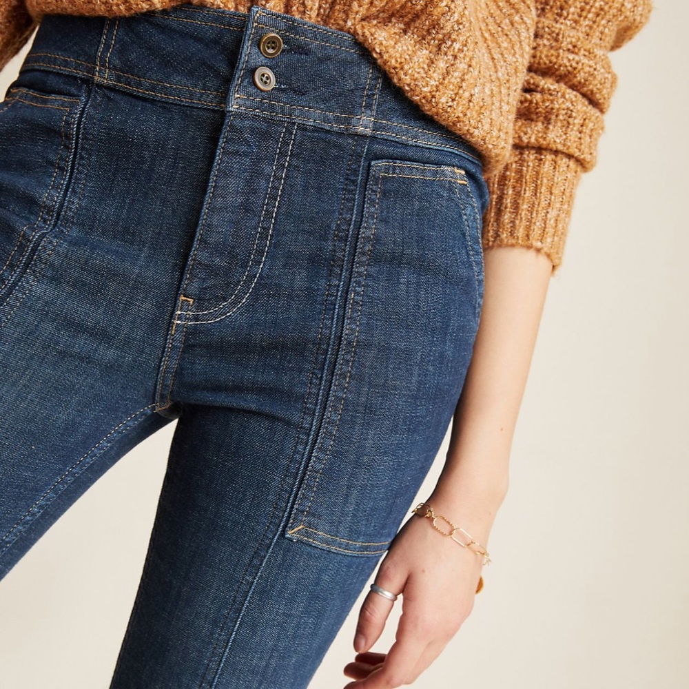 NWT Anthropologie High Waisted Flare Jeans